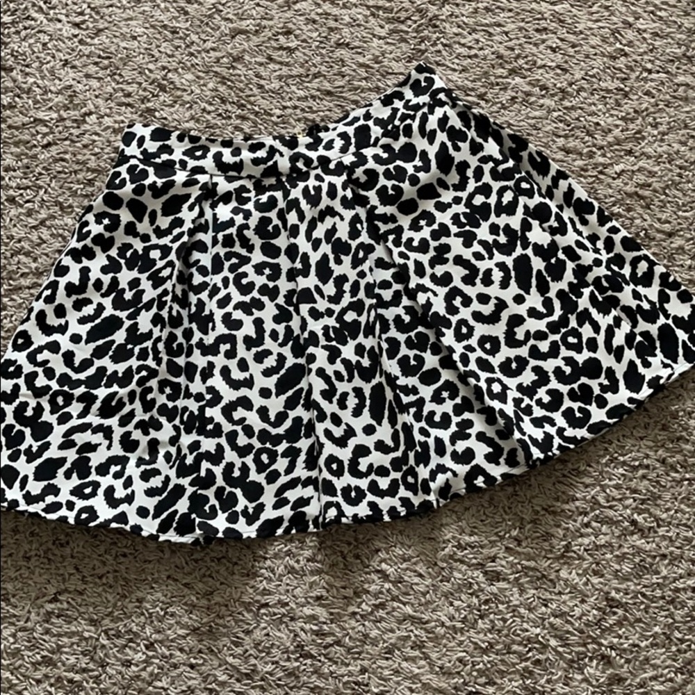 Collective Concepts Animal Print Skirt
